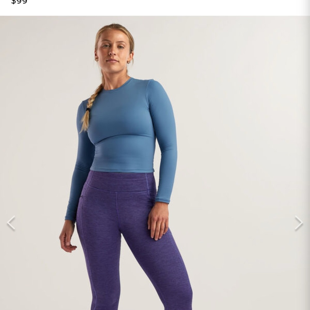 Title Nine Women's Crash Fleece Lined Leggings - Picture 6 of 8